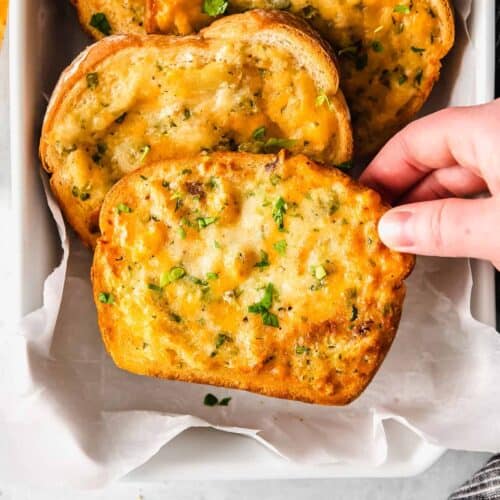 Cheesy Texas Toast W Garlic Butter The Cheese Knees