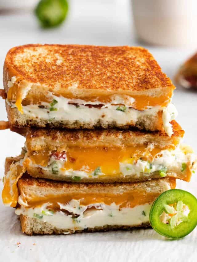 Jalape O Popper Grilled Cheese Cheese Knees