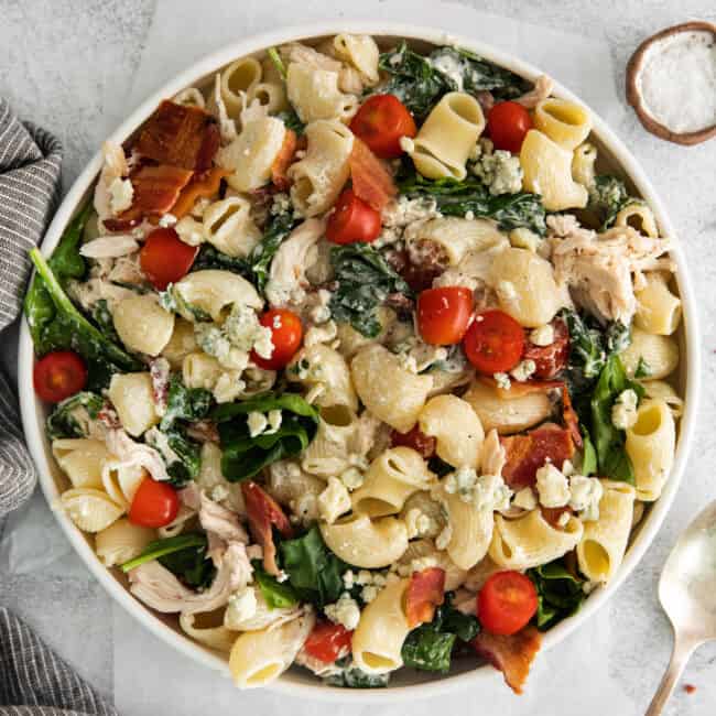 Gorgonzola Chicken Pasta Salad The Cheese Knees