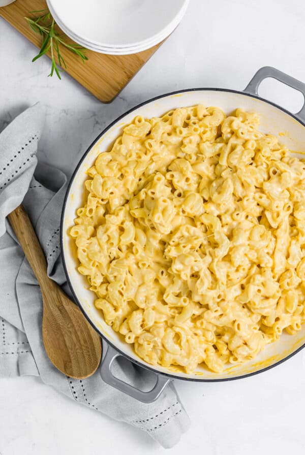 Skillet mac and cheese.