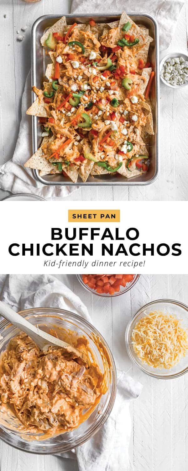 Buffalo Chicken Nachos - The Cheese Knees