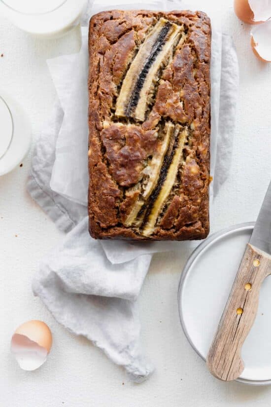 Cream Cheese Banana Bread - The Cheese Knees