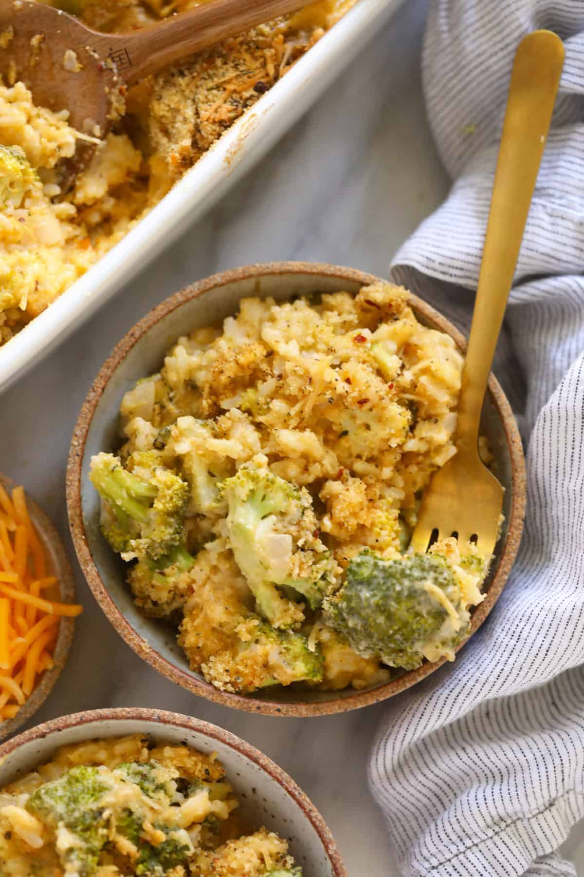 Broccoli Rice and Cheese Casserole - The Cheese Knees