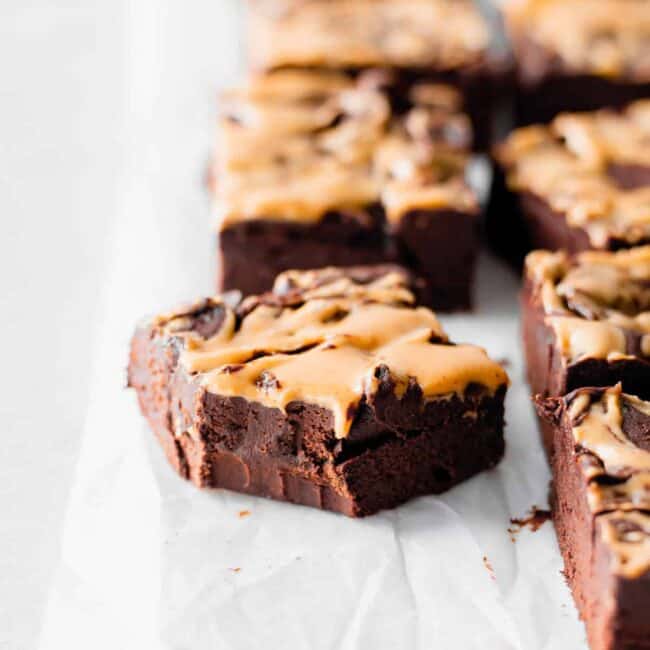 Chocolate Cream Cheese Fudge (w/ peanut butter swirl!) Cheese Knees