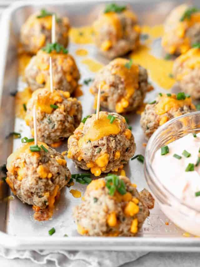 Cream Cheese Sausage Balls Cheese Knees