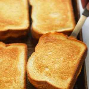 sheet pan grilled cheese