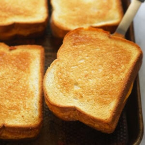 sheet pan grilled cheese