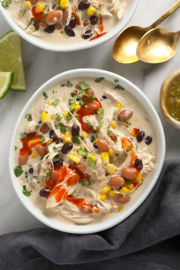 cream cheese chicken chili