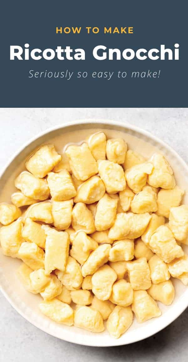 Homemade Ricotta Gnocchi (5 ingredients!) - The Cheese Knees