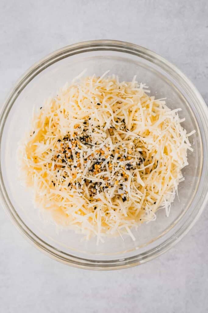 parmesan cheese and spices in bowl
