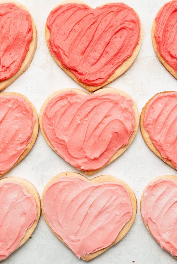 cream cheese heart cookies