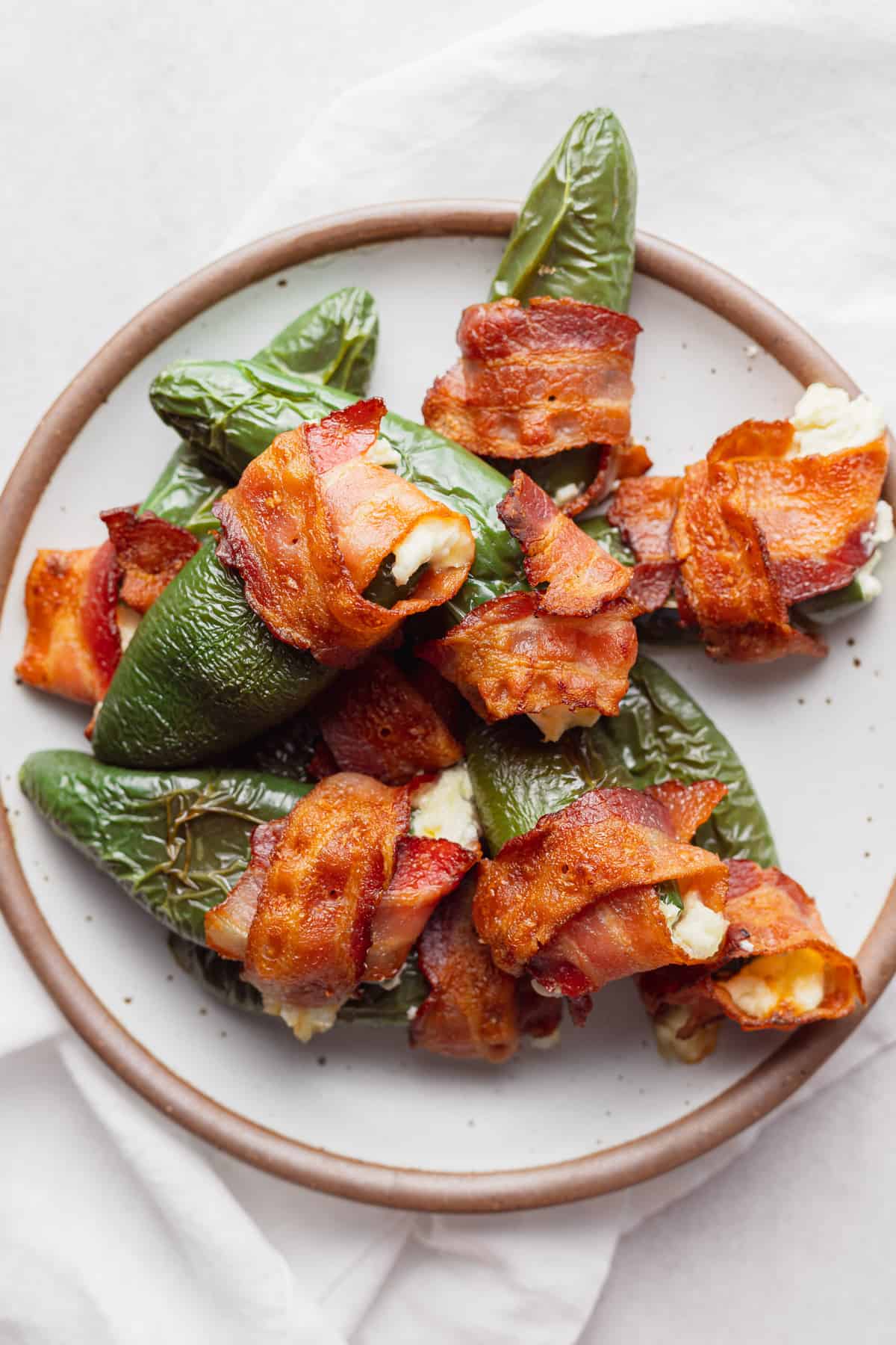 A plate of Jalapeño Poppers