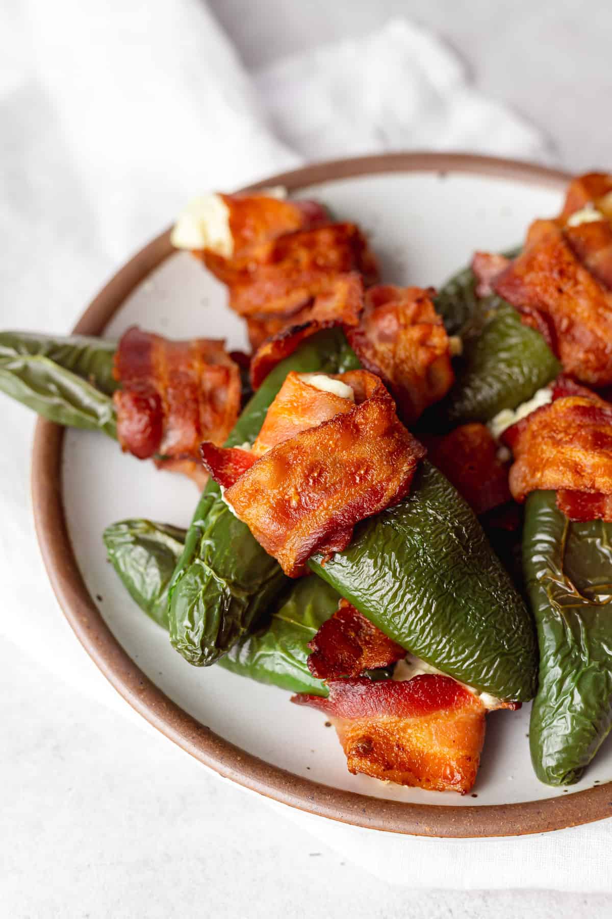 A plate of Jalapeño Poppers.