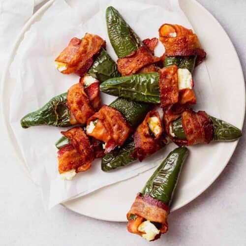 jalapeno poppers on plate