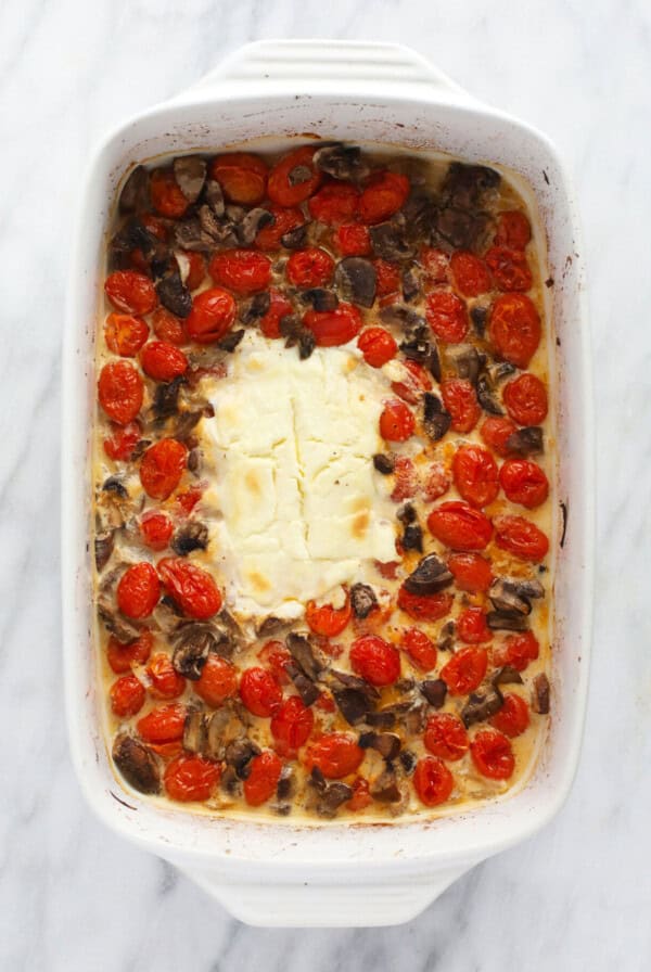 baked cream cheese pasta
