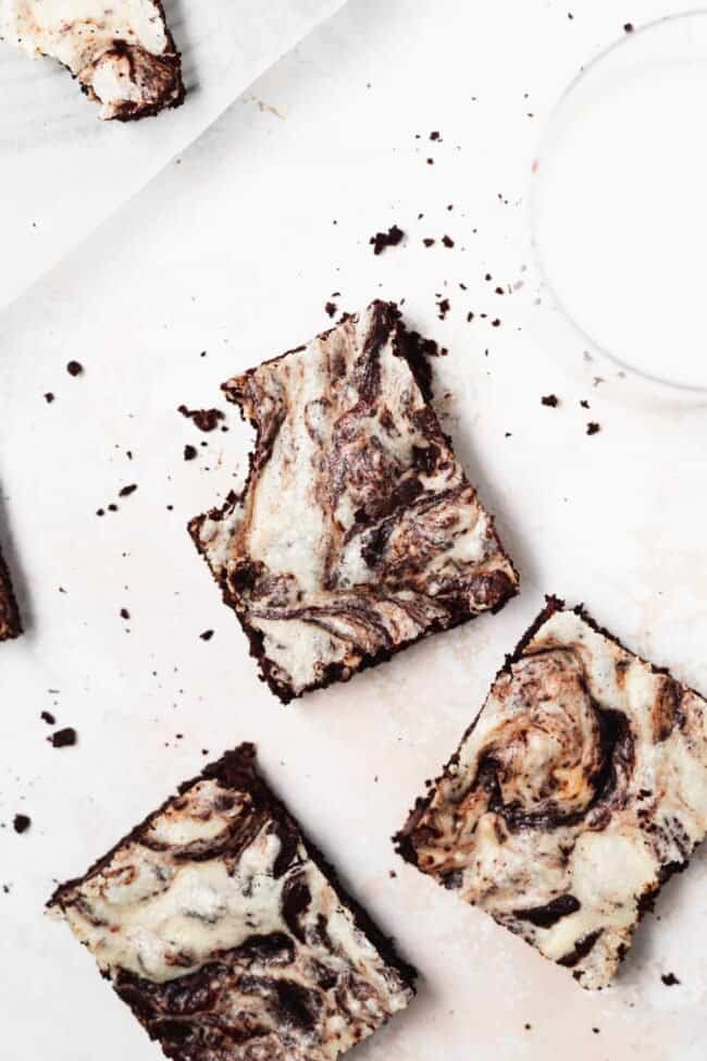 The Best Cream Cheese Brownies (So Chewy!) Cheese Knees
