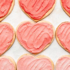 cream cheese heart cookies