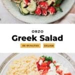 Greek orzo salad