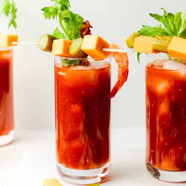 Bloody Mary Skewers (+ bloody mary recipe!) - The Cheese Knees