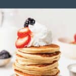 easy cottage cheese pancakes healthy breakfast idea.