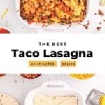 Taco lasagna