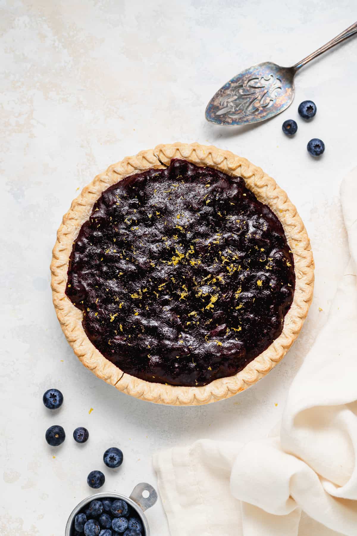 The Easiest Blueberry Cream Cheese Pie Cheese Knees