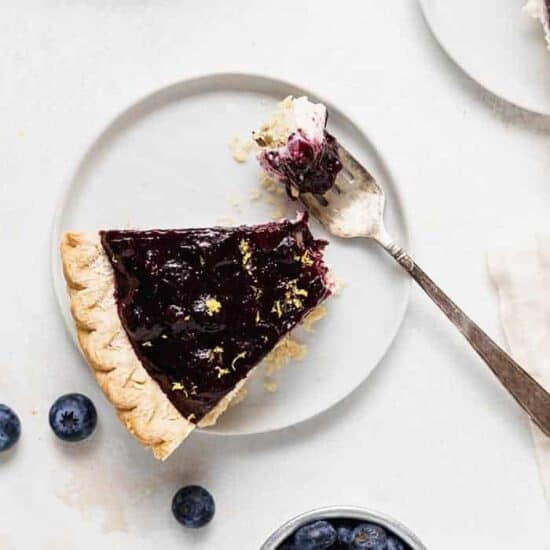 Blueberry cream cheese pie