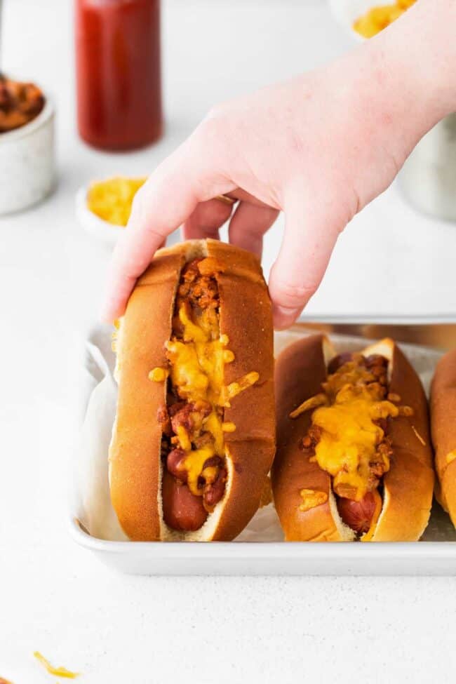 Simple Chili Cheese Dog Recipe The Cheese Knees