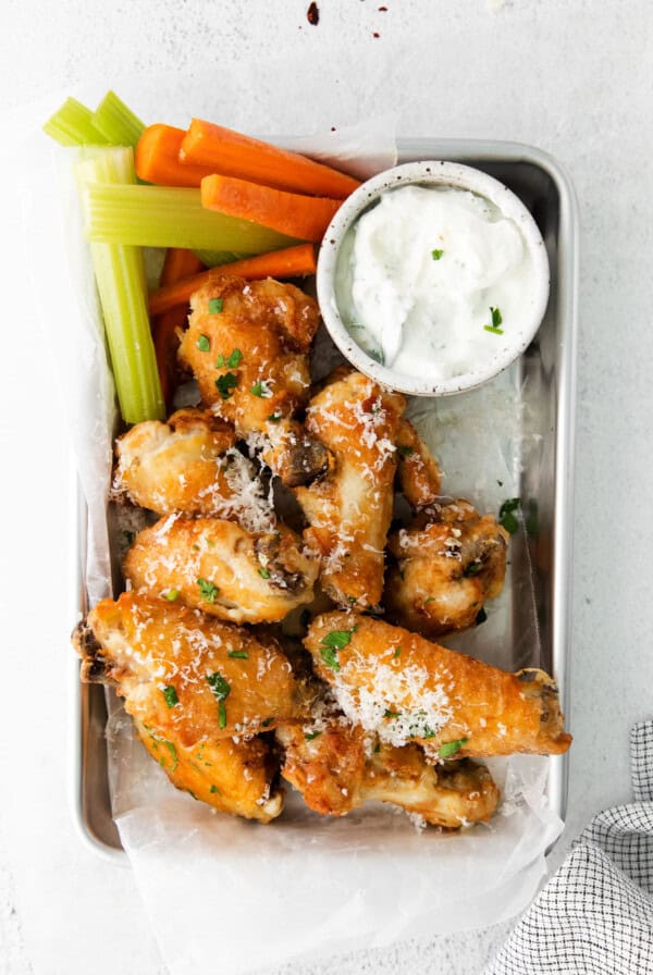 garlic parmesan wings