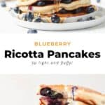 blueberry ricotta pancakes