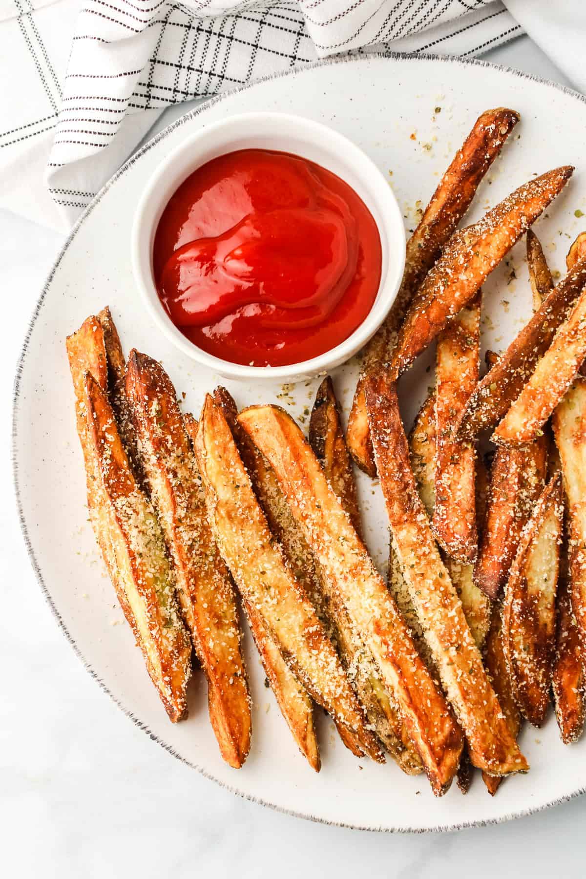 Air Fryer Garlic Parmesan Fries The Cheese Knees 9145