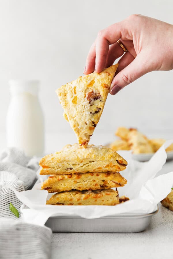 Bacon and Cheddar Scones