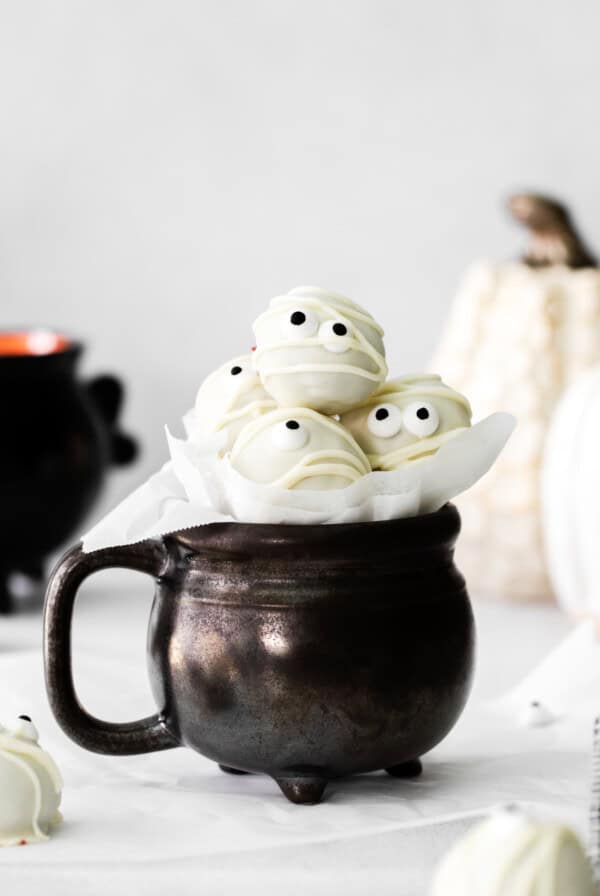 mummy truffles in mug