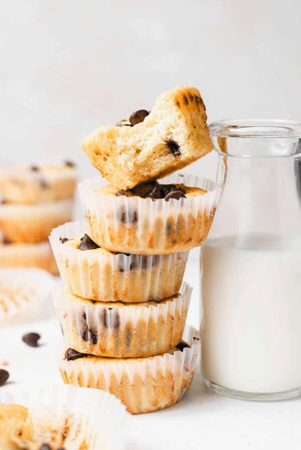 stack of muffins