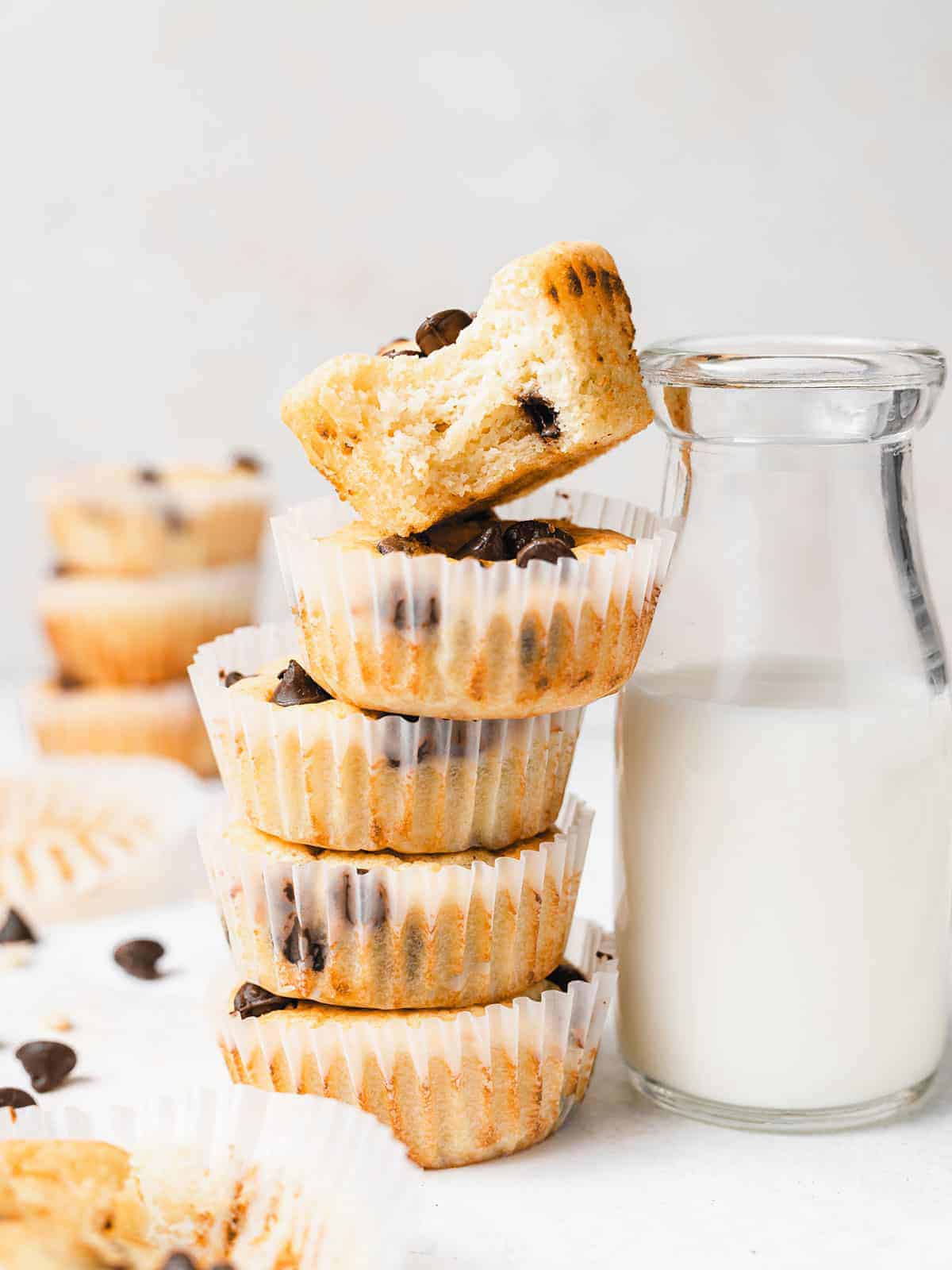 Chocolate Chip Ricotta Muffins Cheese Knees