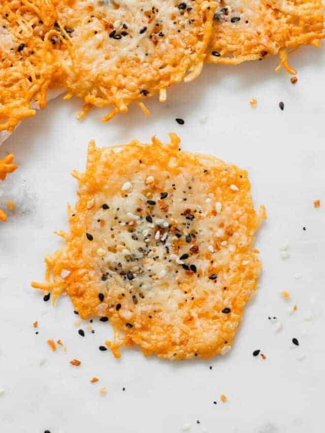 Crunchy Parmesan Crisps - Cheese Knees