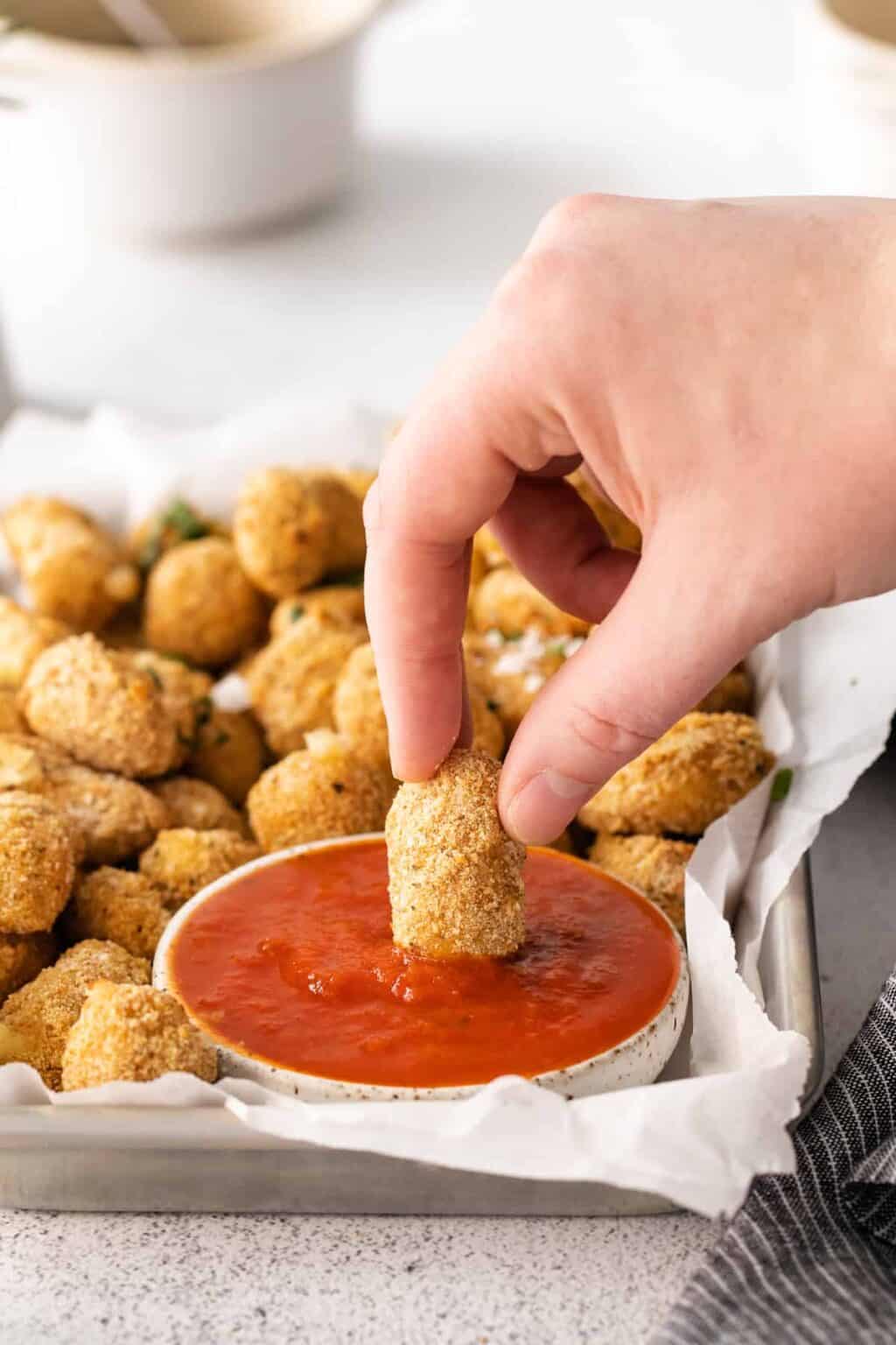 Air Fryer Cheese Curds (super crispy!) The Cheese Knees