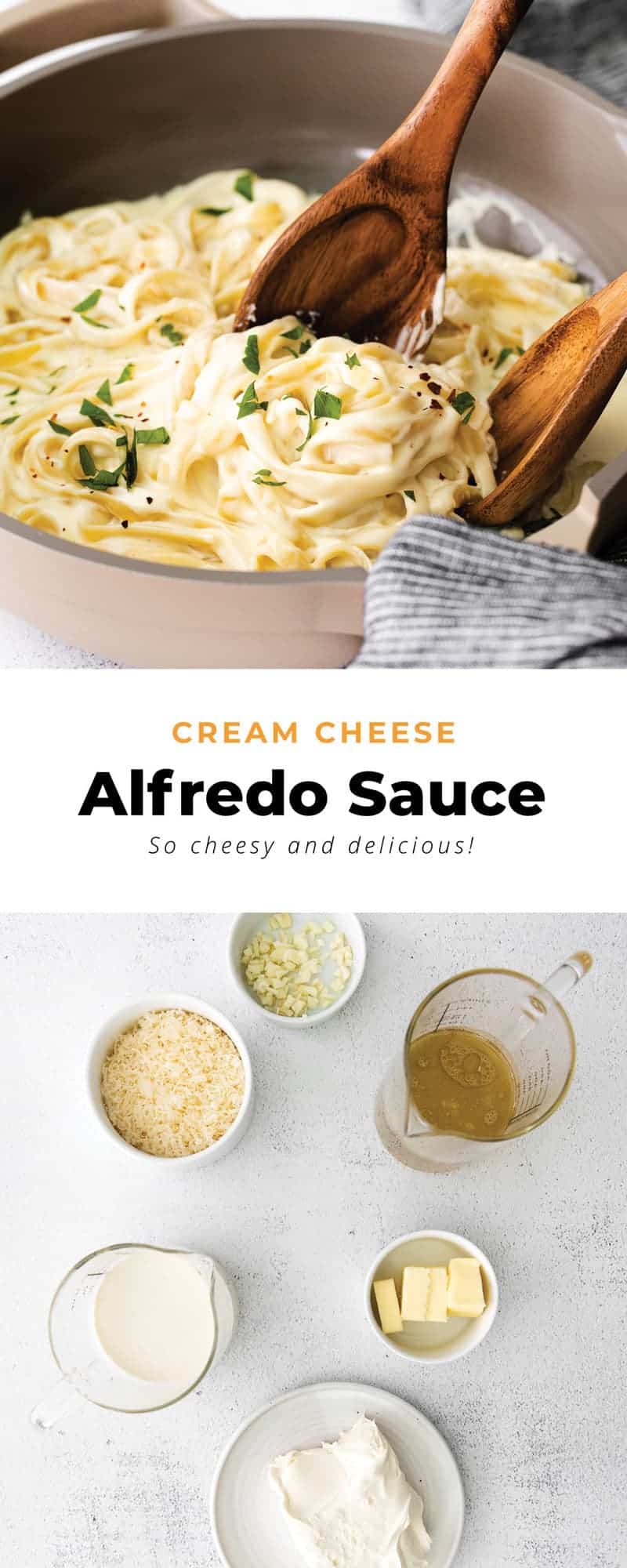 alfredo sauce with cream cheese
