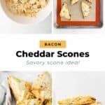 How to make bacon and cheddar scones.