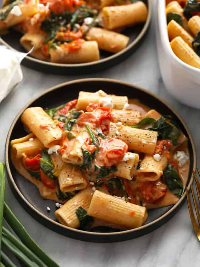 Baked Goat Cheese Pasta Cheese Knees