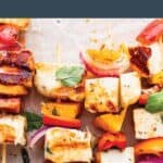 grilled halloumi skewers