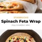 Starbucks spinach feta wrap
