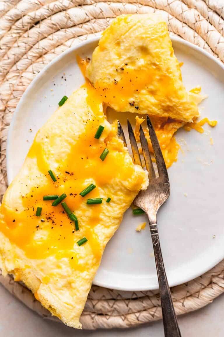 Perfect Cheese Omelette Recipe - The Cheese Knees