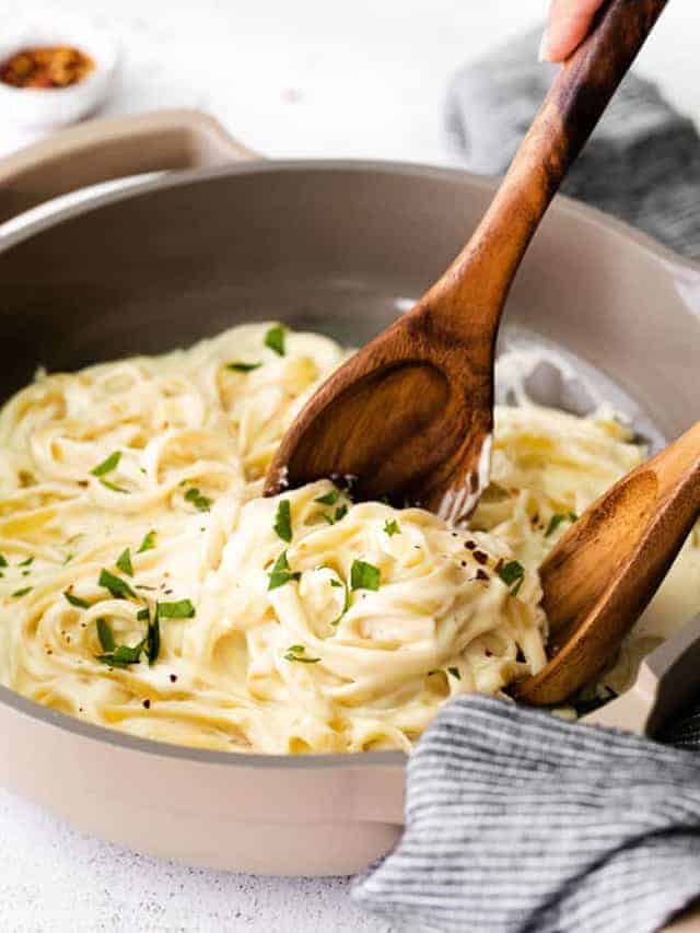 Cream Cheese Alfredo Sauce Cheese Knees 🧀