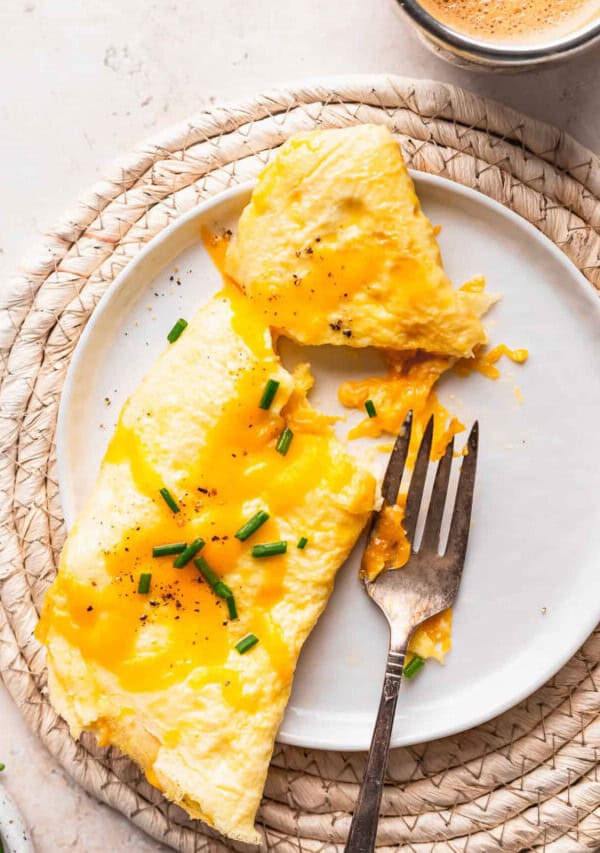 omelette on plate