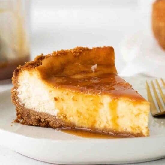 Salted caramel cheesecake