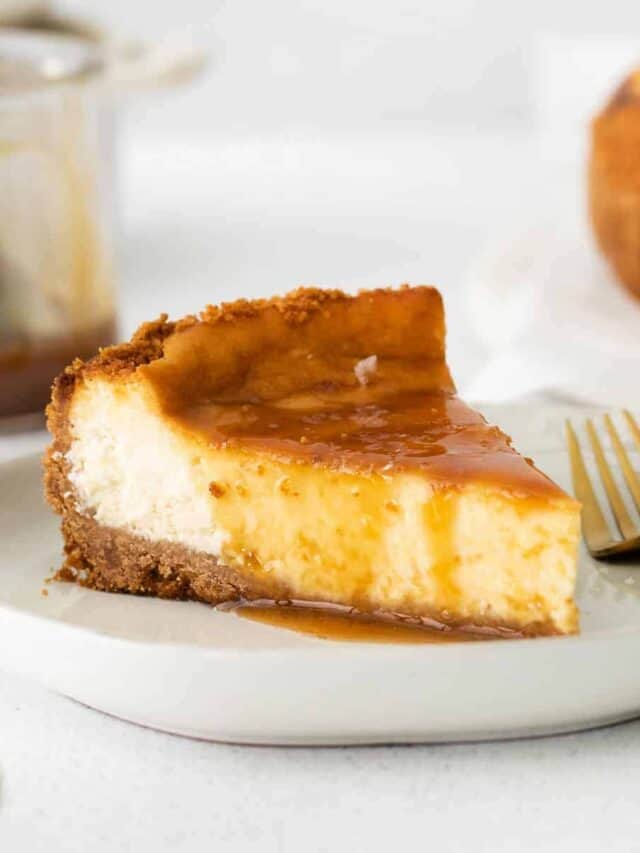 Salted Caramel Cheesecake Cheese Knees