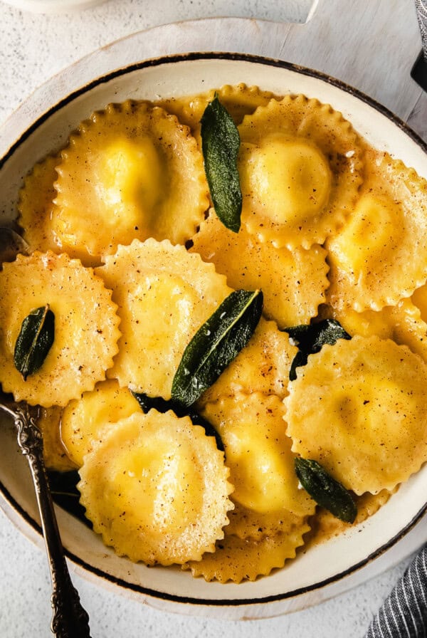 goat cheese ravioli