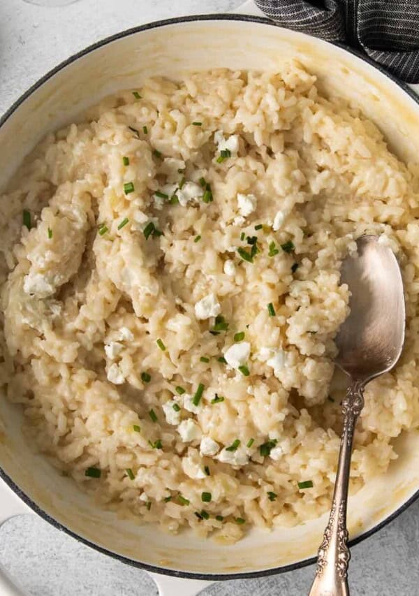 risotto in pot