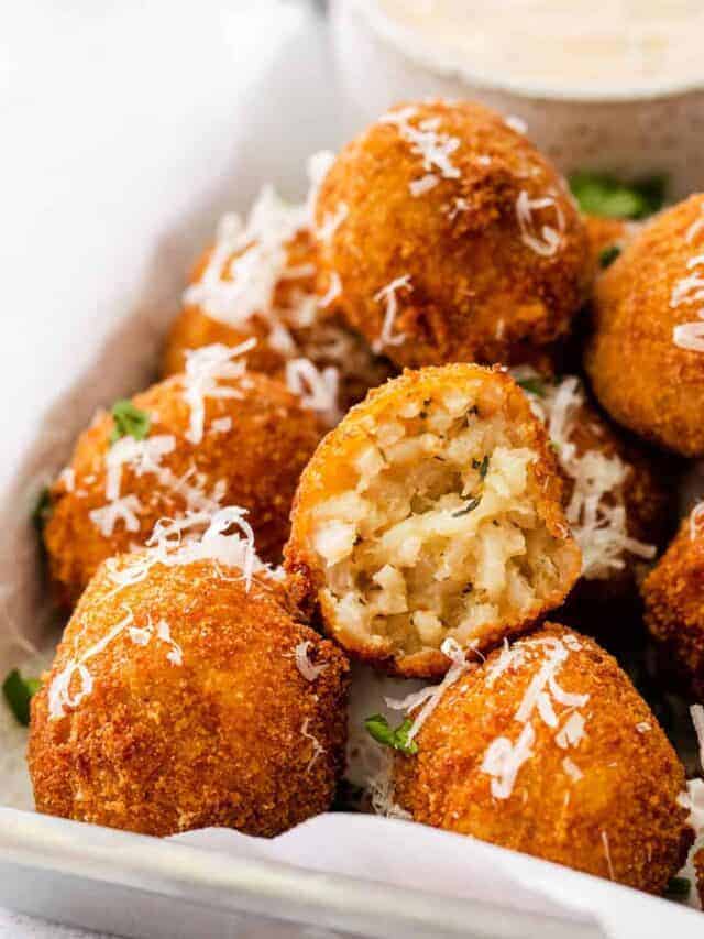 Parmesan Arancini Cheese Knees